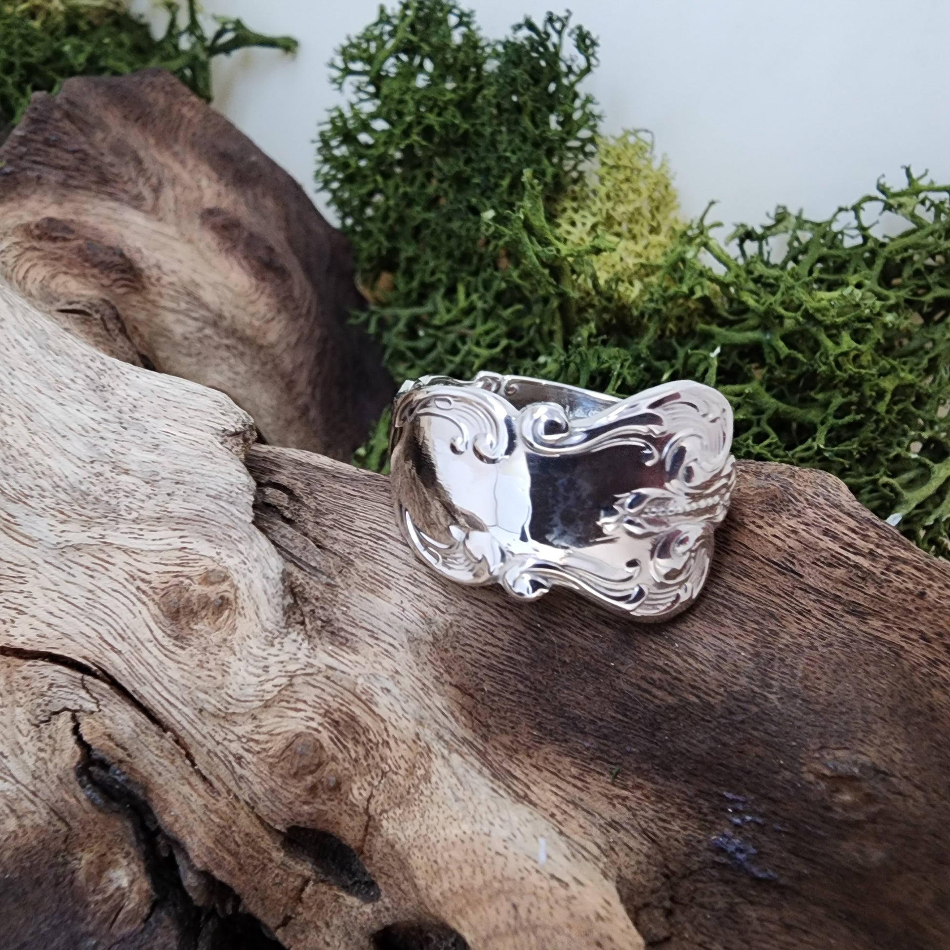 Sterling Silver Spoon Handle Ring