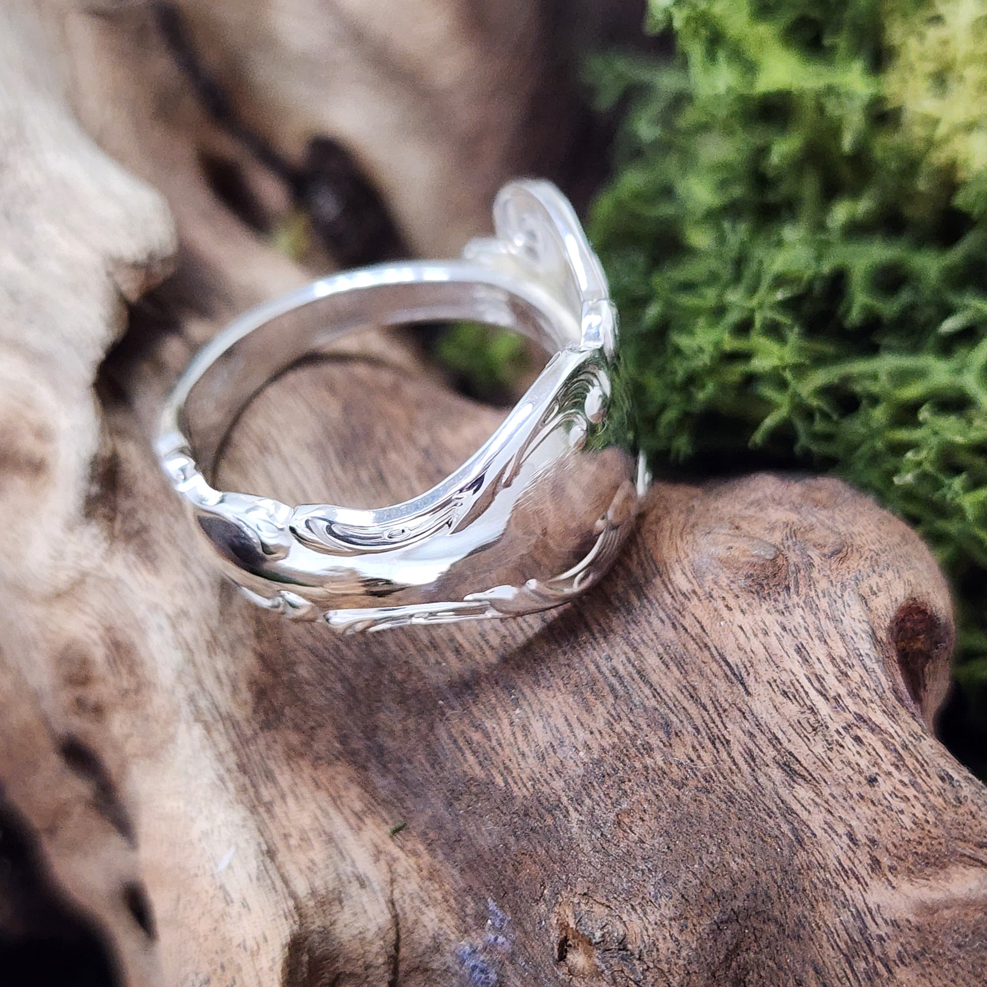 Sterling Silver Spoon Handle Ring
