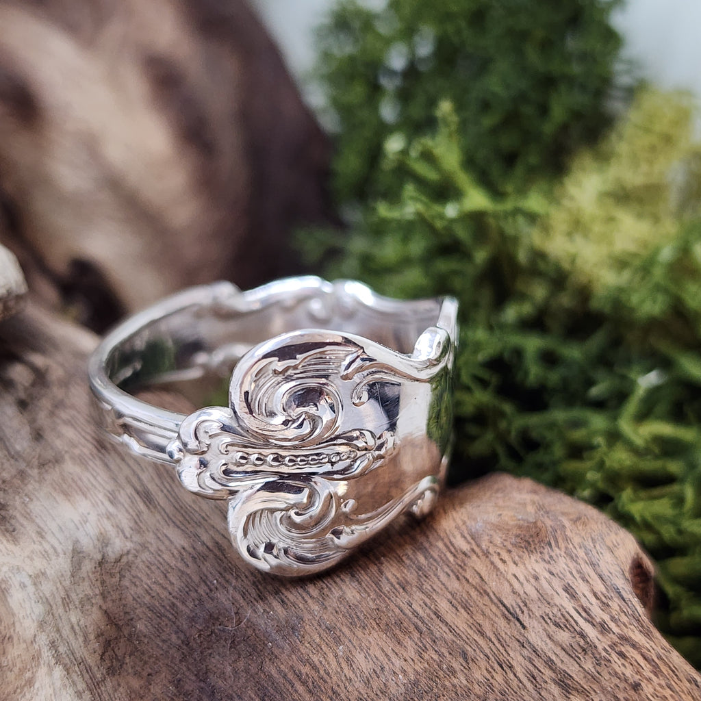 Sterling Silver Spoon Handle Ring