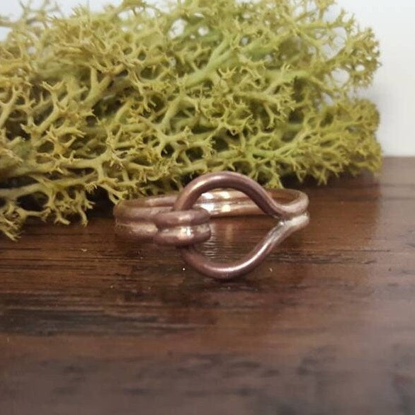 Sussex loop, bronze ring, bronze age jewellery, Made to order, historical jewellery, thumb ring, round wire archeological, West Sussex, history gift, ladies gift,