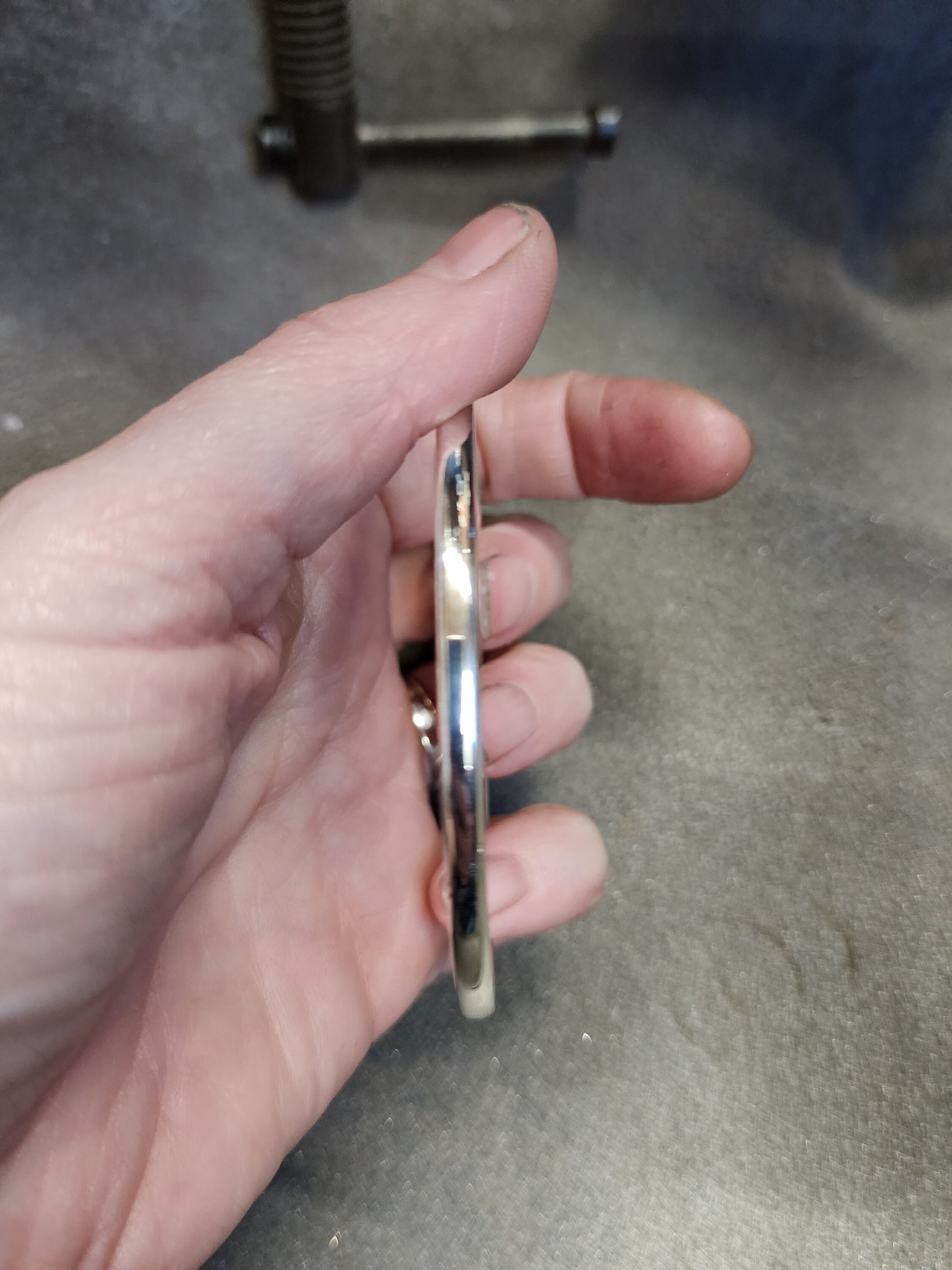 3.5mm Sterling Silver Court shaped Bangle, Ladies Bangle, Bracelet, Silver Bangle, Gents bangle, Unisex,  Slave bangle, Stackable bangle