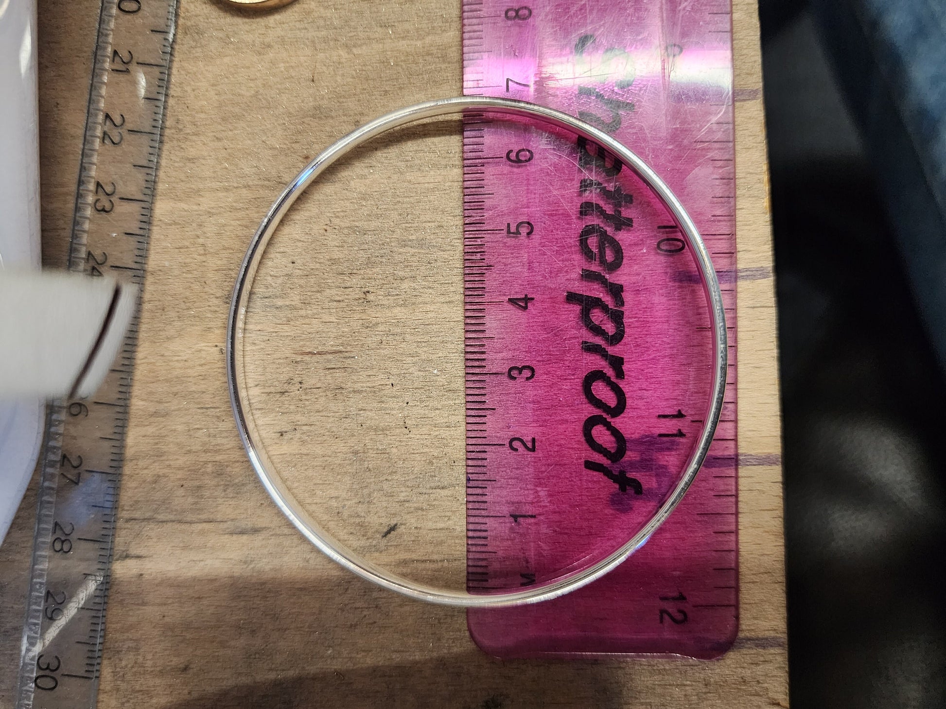 3.5mm Sterling Silver Court shaped Bangle, Ladies Bangle, Bracelet, Silver Bangle, Gents bangle, Unisex,  Slave bangle, Stackable bangle