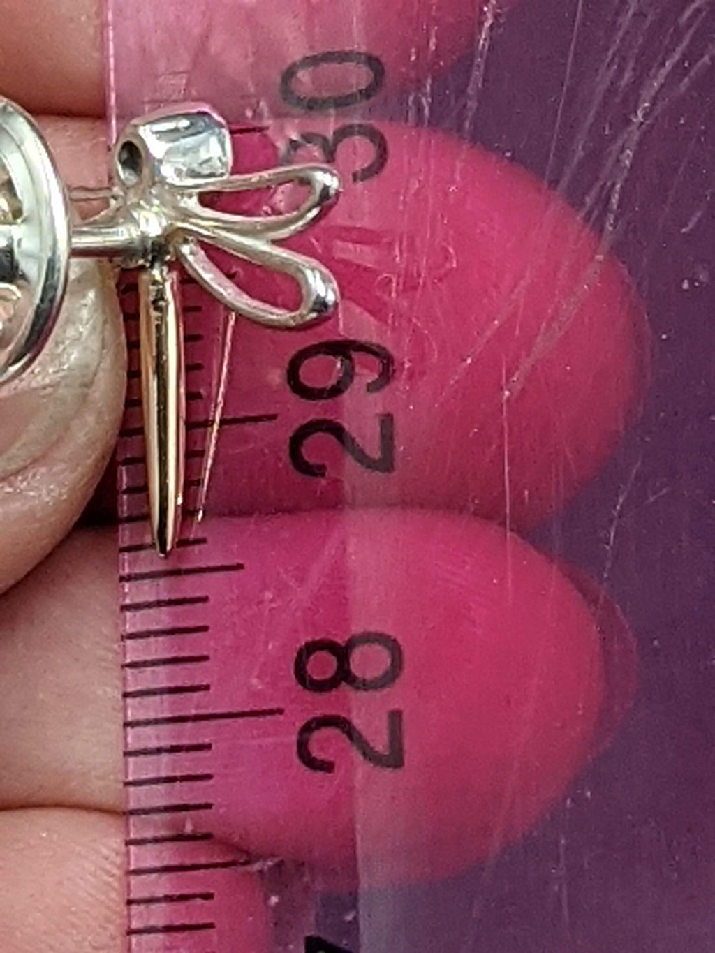 Silver and gold Diamond set dragonfly pin, dragonfly lapel pin, diamond brooch, Dragonfly jewellery, insect jewellery, Mum gift, womens gift