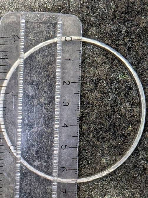 Silver Bangle, Made to order Moissanite bangle,  diamond alternative, birthday gift, April birthstone, Mothers Day, Valentine's, Thankyou gift idea