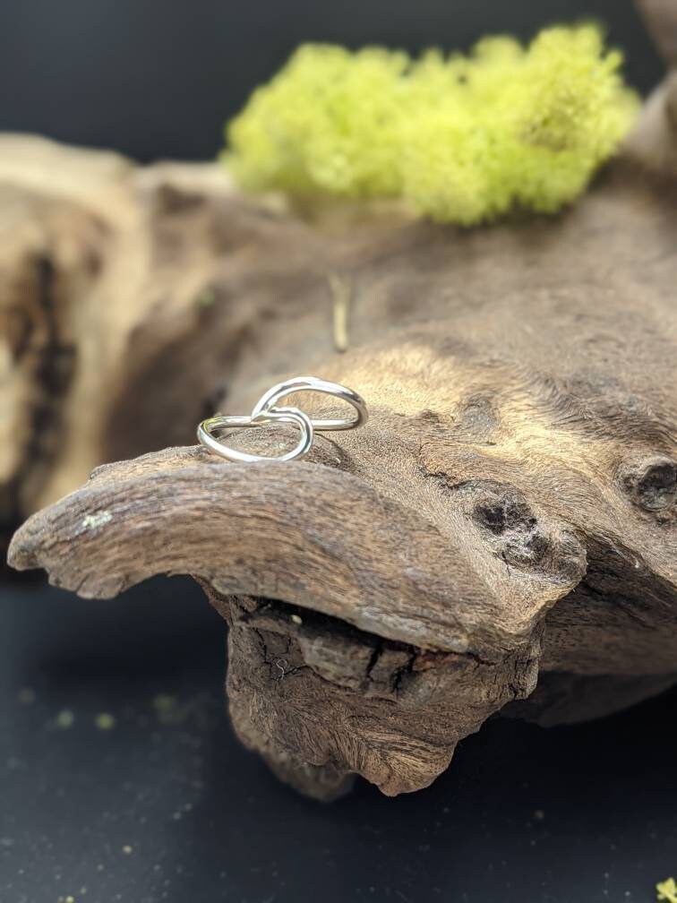 Handmade Sterling Silver Wave Ring, Ocean Jewelry, Surfer Gift