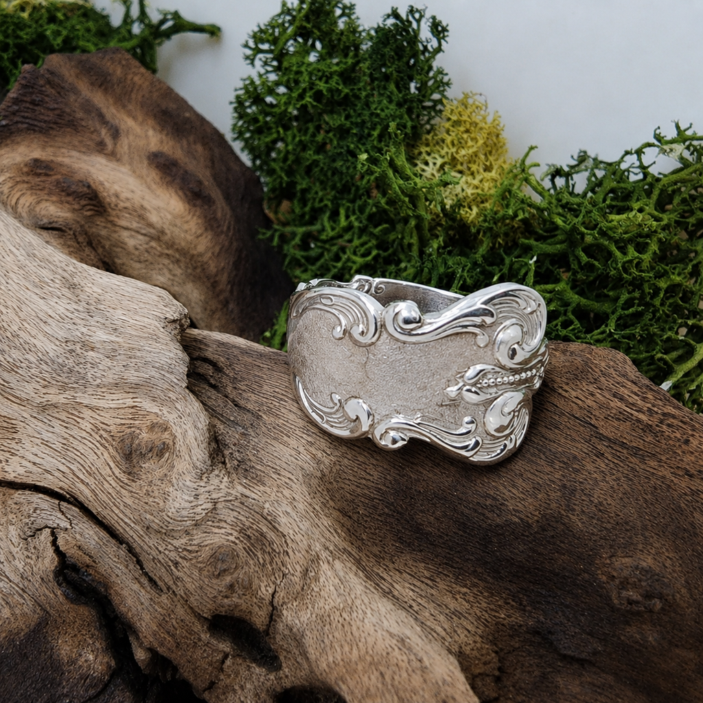 Sterling Silver Spoon Handle Ring