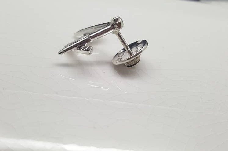 Sterling Silver Masonic Lapel Pin, Freemasonry Symbol, Men's Gift idea, unisex gift idea,