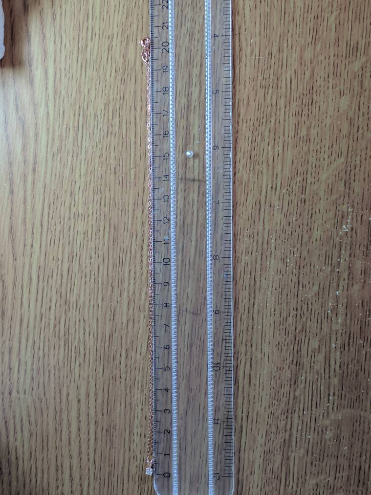 Black Diamond Pendant, 9ct Rose Gold, 16 inch Chain