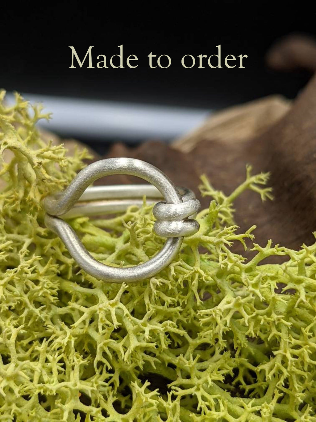 Silver Sussex Loop Ring Round Wire,Bronze age jewellery, individually made to order, Historical Jewellery